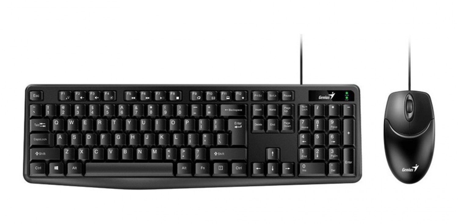 KIT TECLADO + MOUSE GENIUS KM-170 BLACK