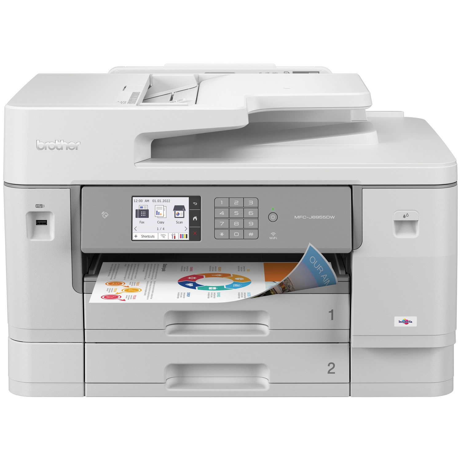 IMPRESORA BROTHER MULTIFUNCION MFCJ6955DW INKJET A3