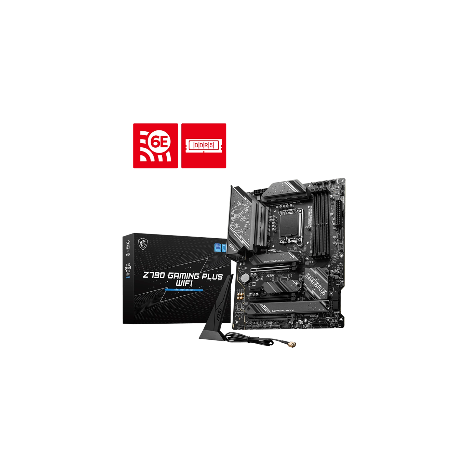 MSI Z790 GAMING PLUS WIFI DDR5 S1700 GEN 12-13-14 MOTHERBOARD