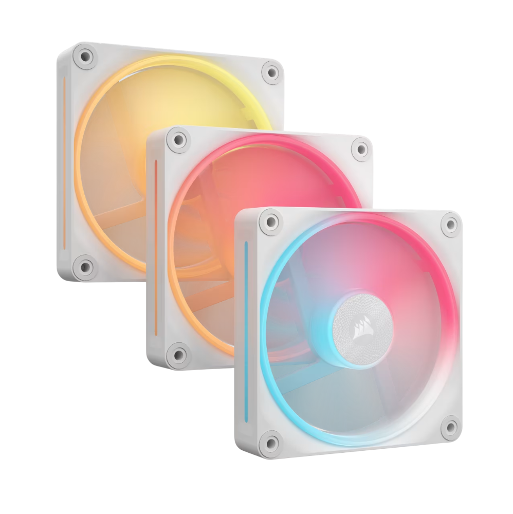 FAN COOLER CORSAIR ICUE LINK 120-R RGB 120MM WHITE PACK X3 REVERSE