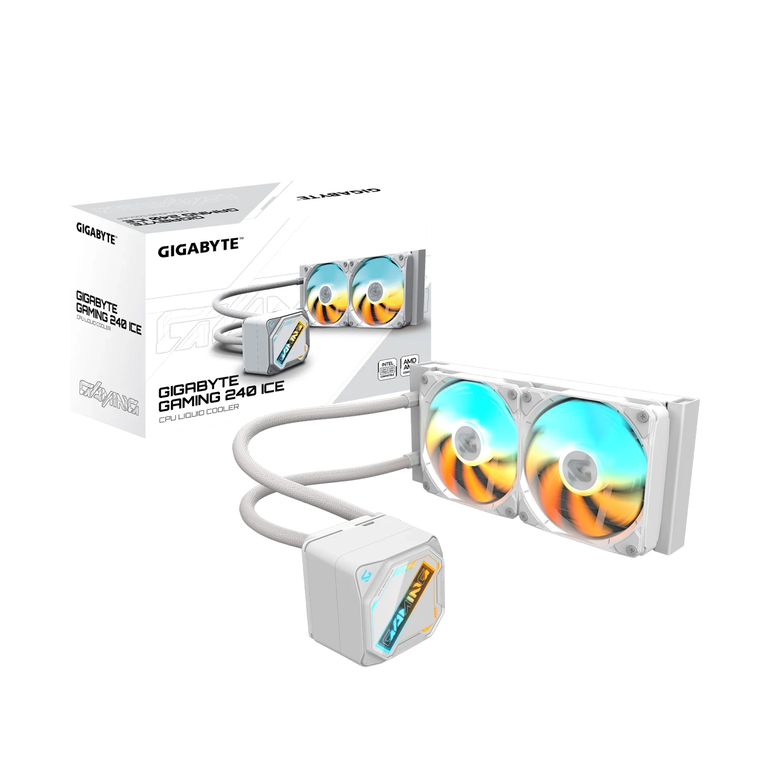 DISIPADOR GIGABYTE GAMING GME 240I ICE ARGB WATER COOLING
