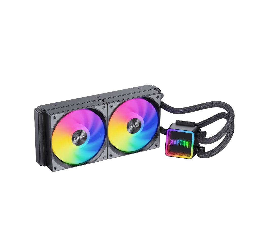 DISIPADOR RAPTOR AQUA CORE 240 2X WATER COOLING 240MM