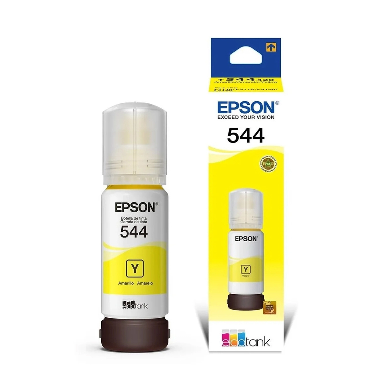 BOTELLA DE TINTA 544 AMARILLO
