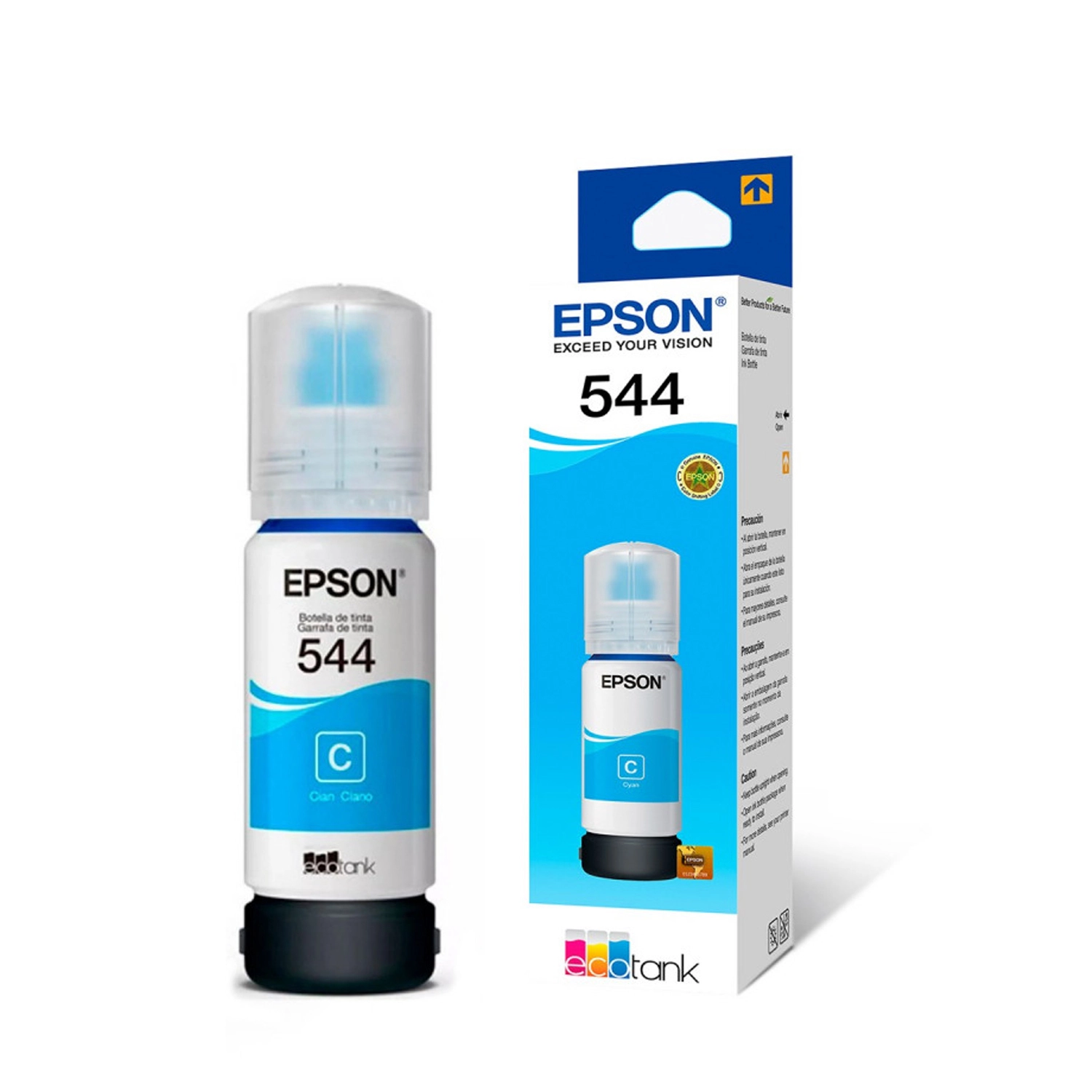 BOTELLA DE TINTA 544 CIAN