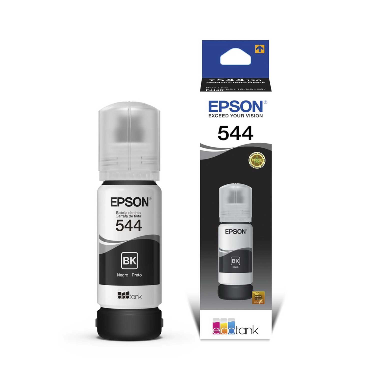 BOTELLA DE TINTA 544 NEGRA