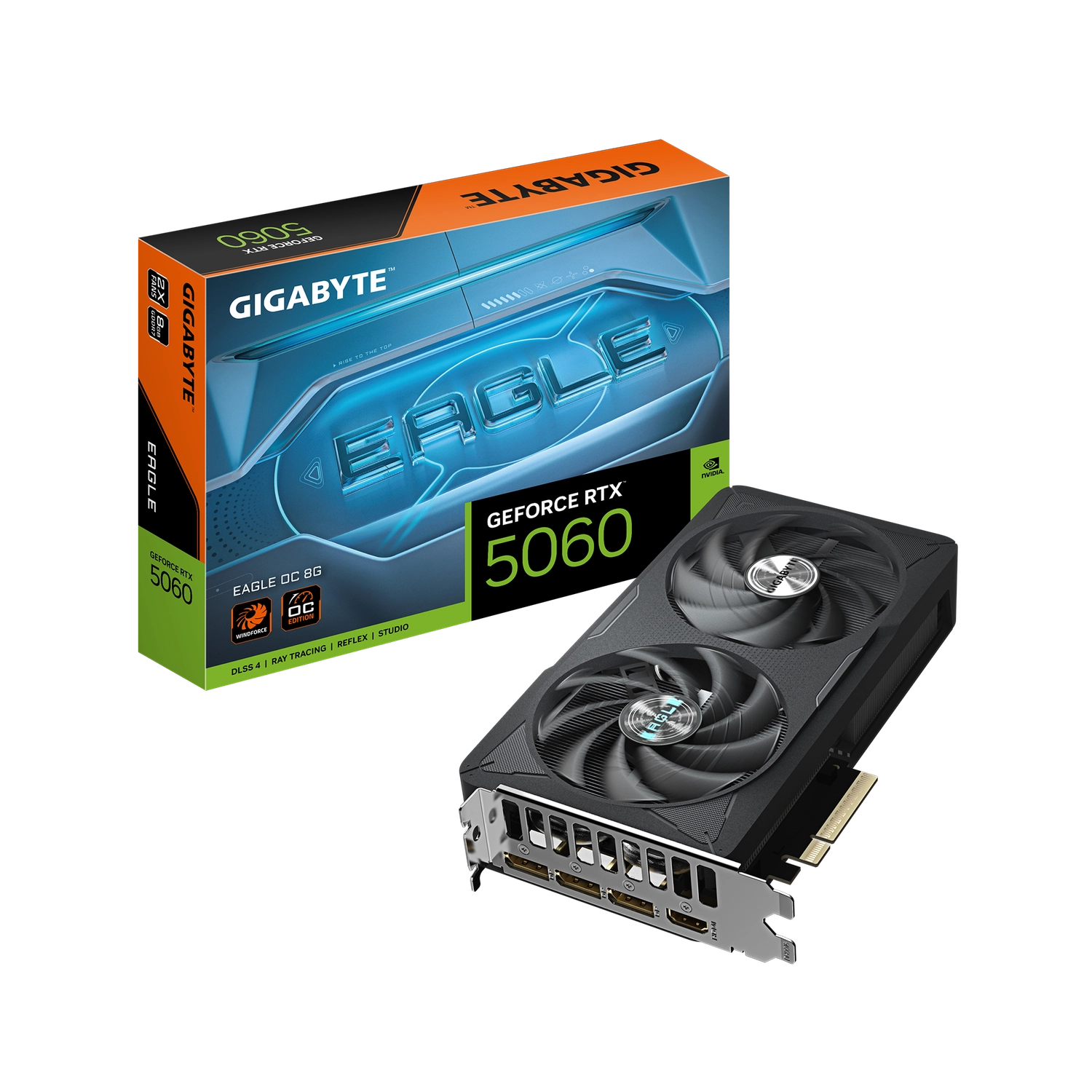 GIGABYTE RTX 5060 EAGLE 8GB GDDR7 OC GEFORCE NVIDIA PLACA DE VIDEO