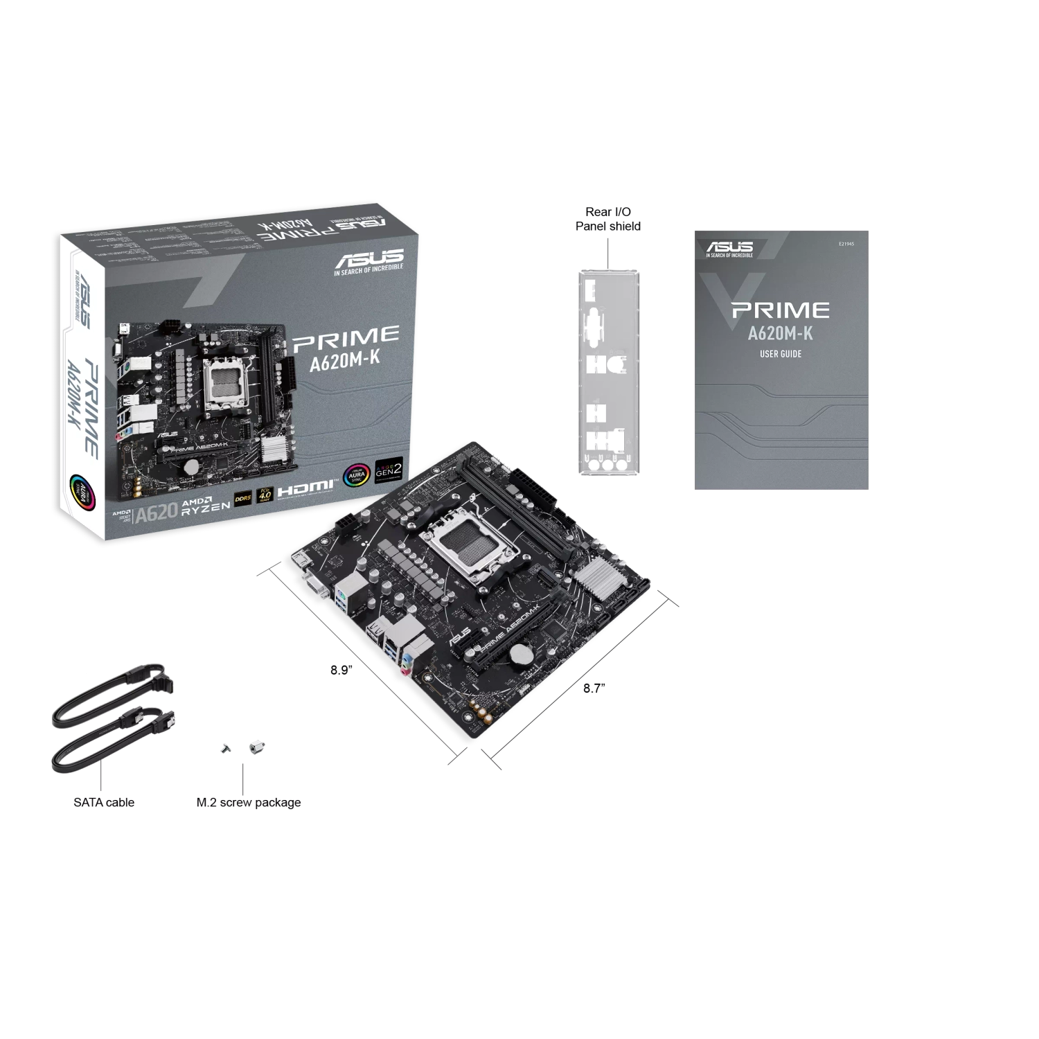 ASUS AM5 PRIME A620M-K MOTHERBOARD