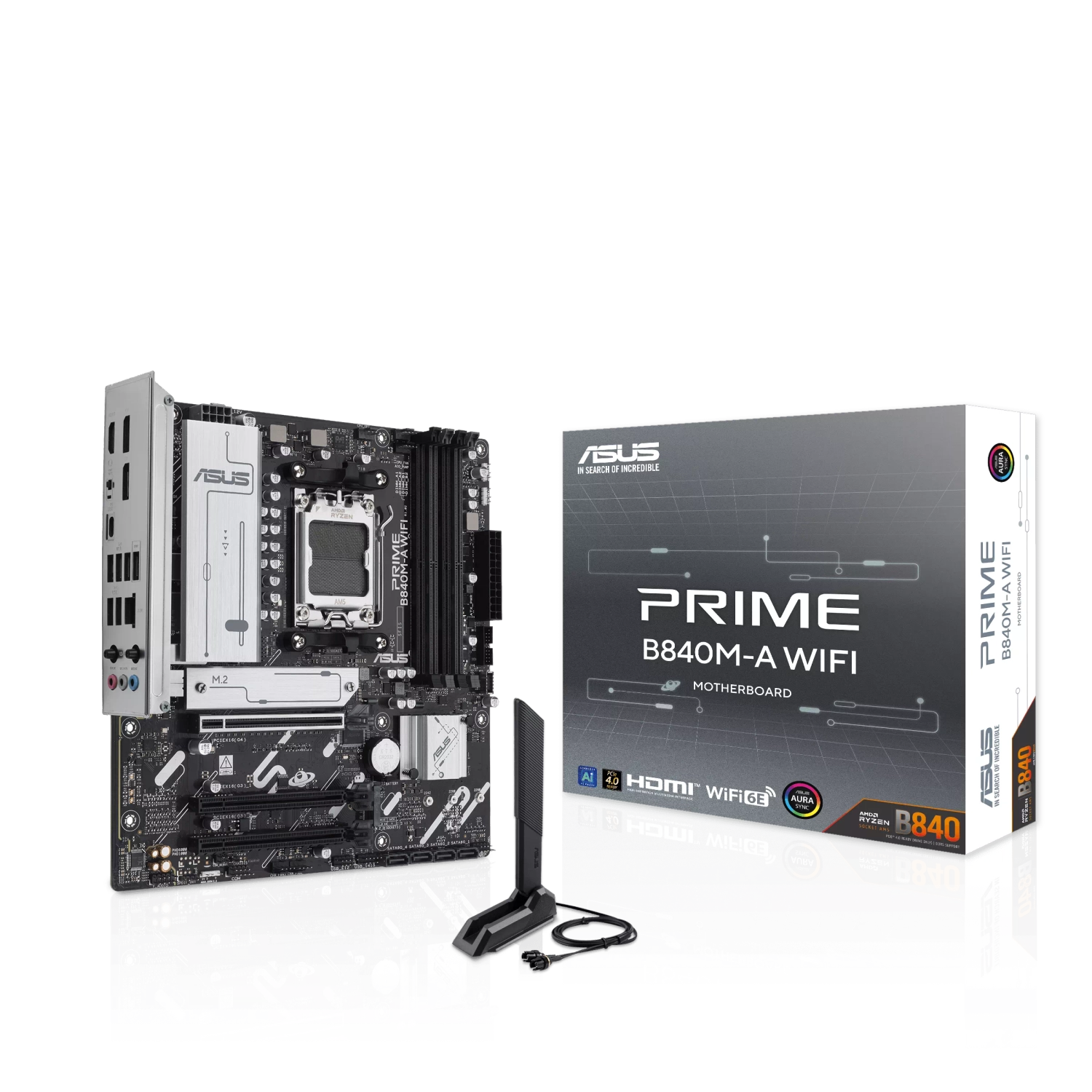 ASUS AM5 PRIME B840M-A WIFI DDR5 MOTHERBOARD