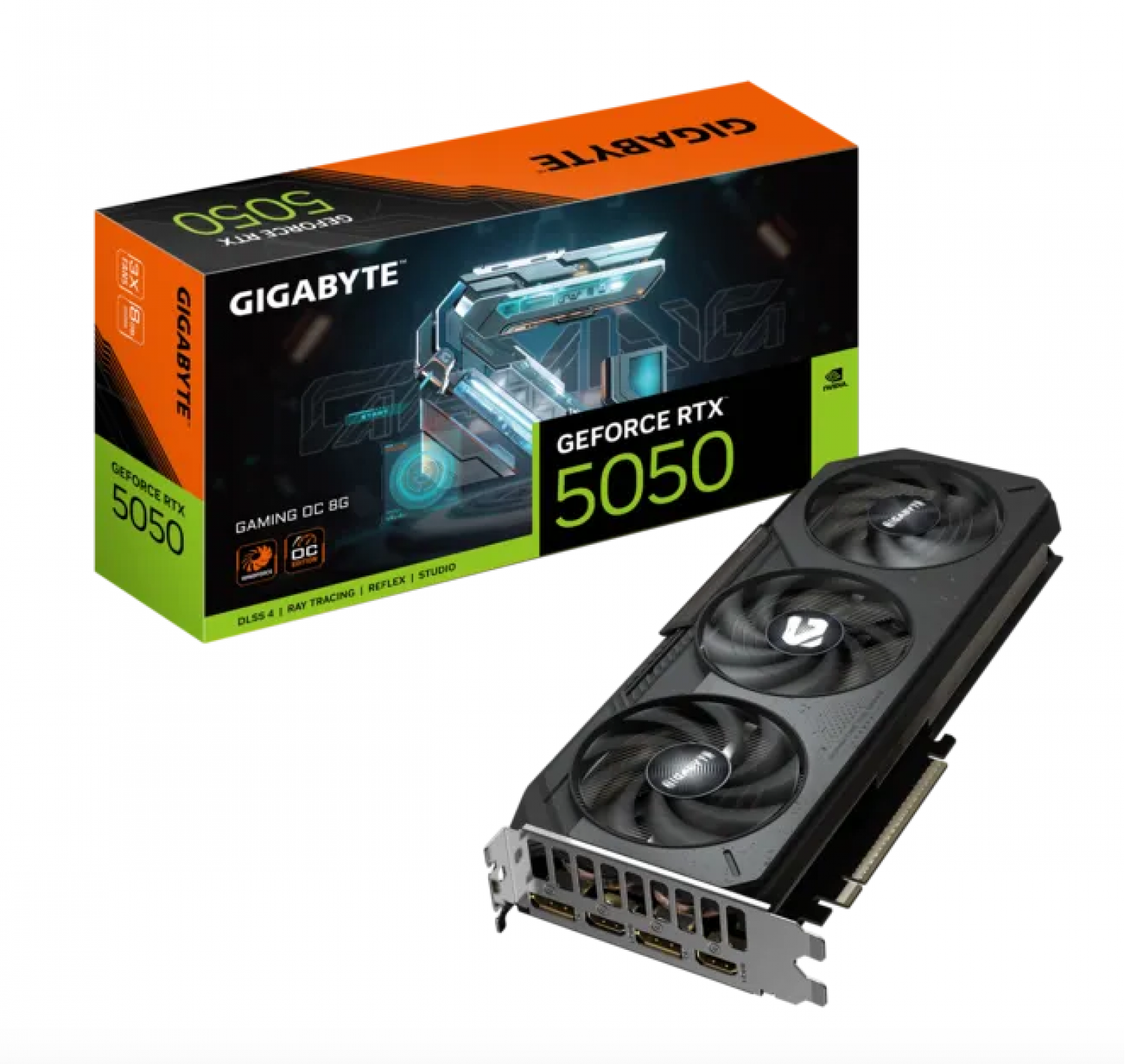 GIGABYTE RTX 5050 GAMING 8GB GDDR6 OC GEFORCE NVIDIA PLACA DE VIDEO