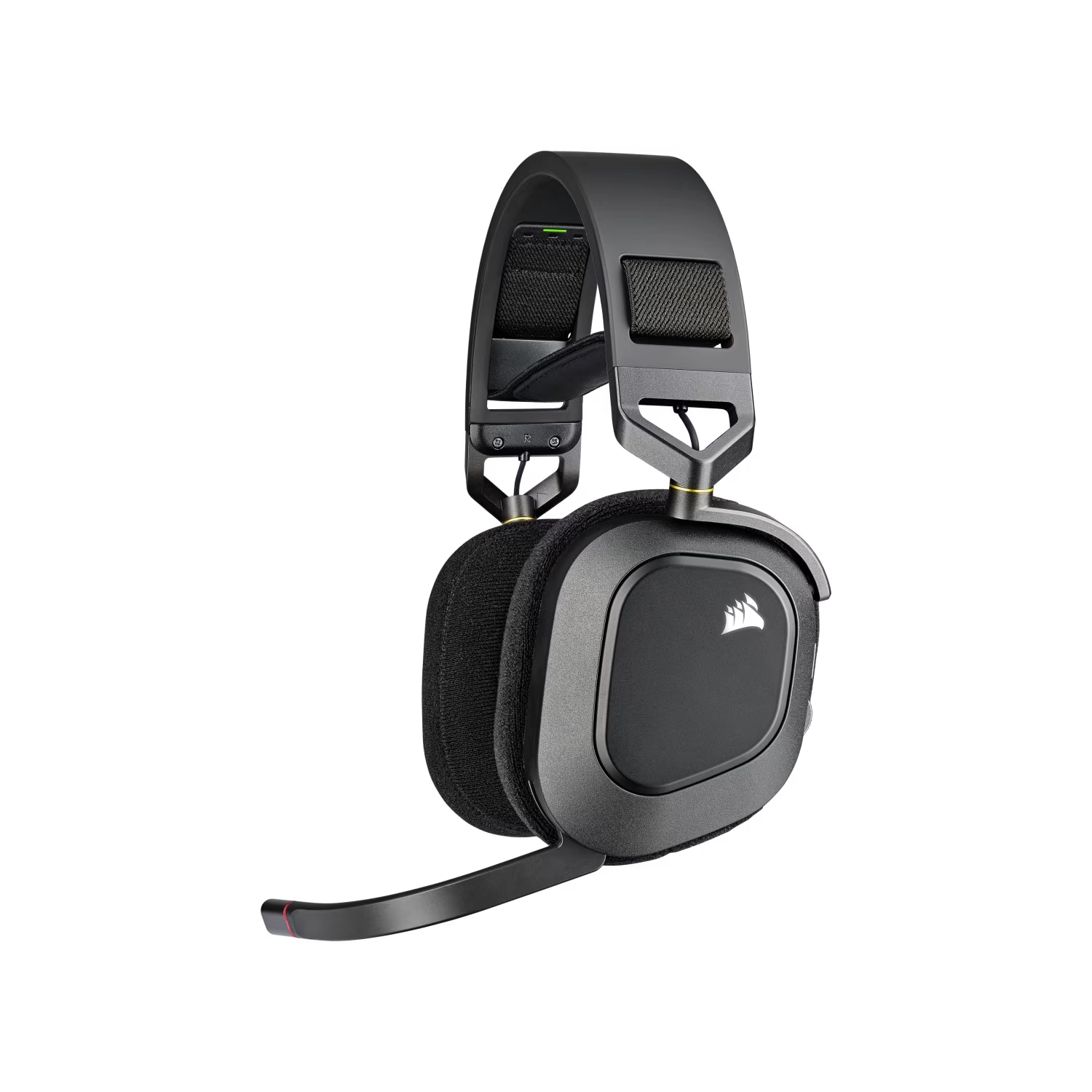 HEADSET CORSAIR HS80 RGB WIRELESS SPATIAL AUDIO CARBON
