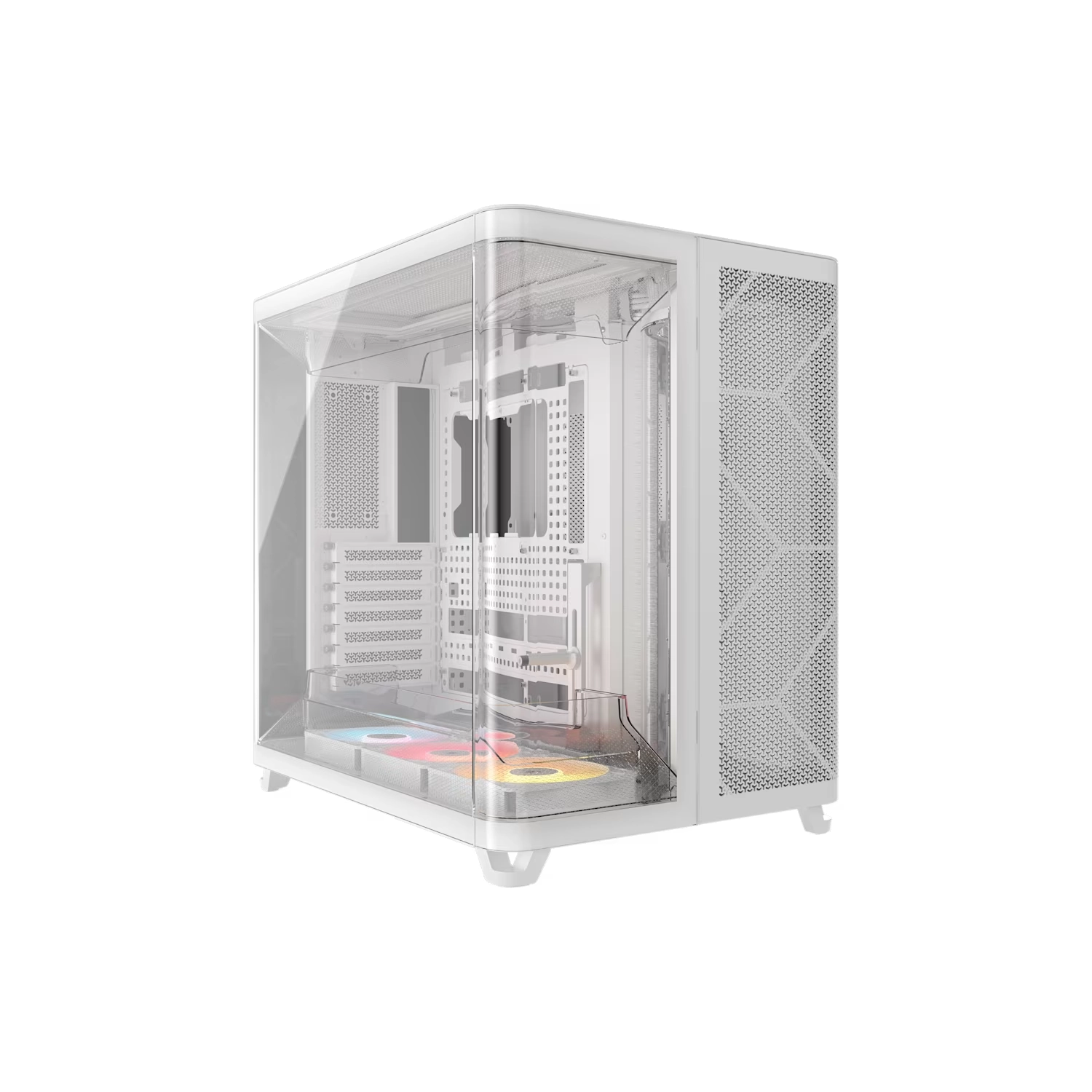GABINETE CORSAIR AIR 5400 RS ARGB TEMPERED GLASS TG WHITE