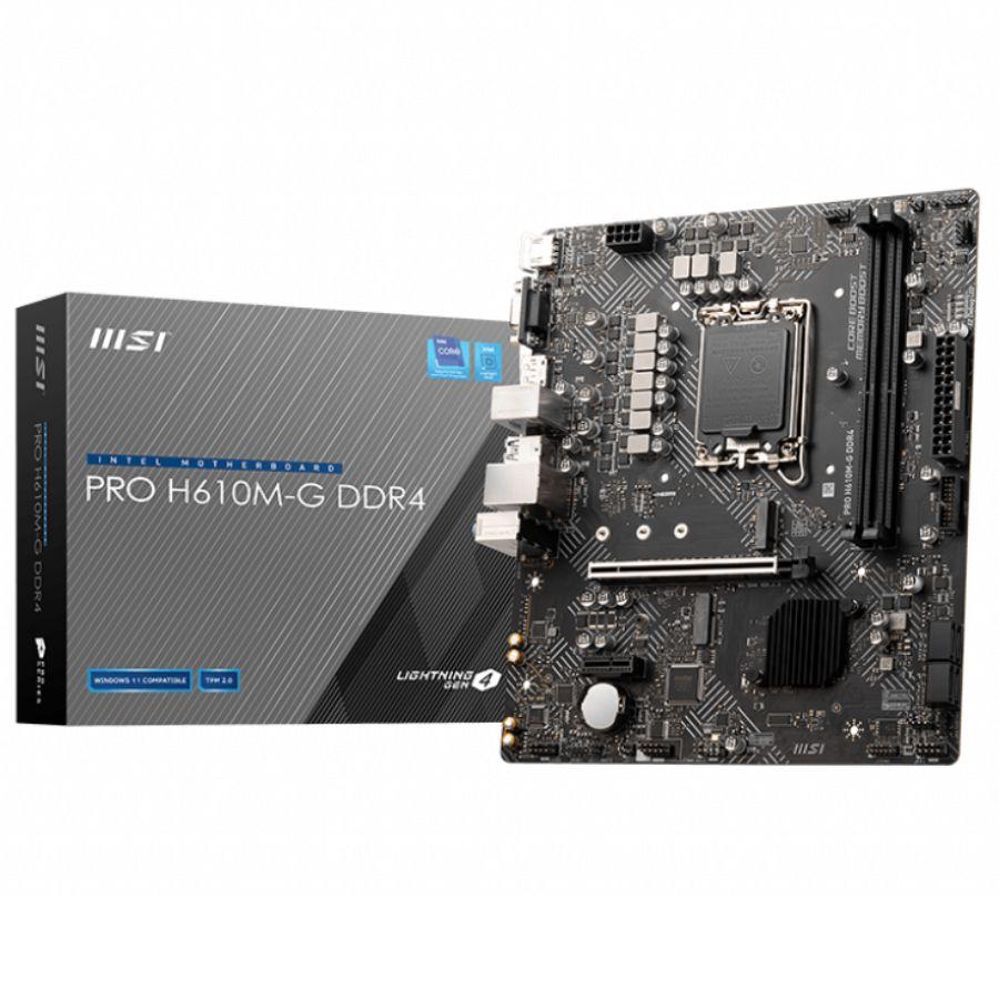 MSI PRO H610M-G S1700 DDR4 GEN 12-13-14 MOTHERBOARD
