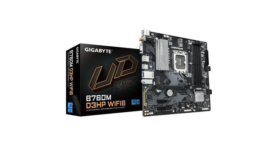 GIGABYTE B760M D3HP WIFI6 1.0 S1700 GEN 12-13-14 MOTHERBOARD