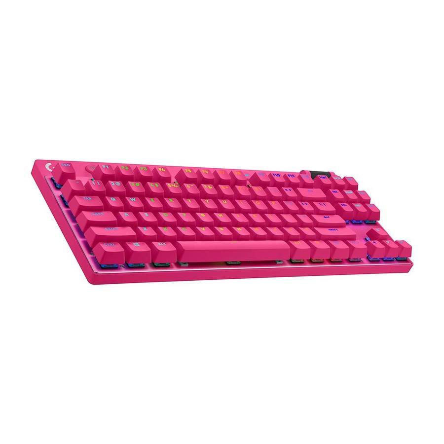 TECLADO LOGITECH PRO X TKL MAGENTA LIGHTSPEED 920-012154