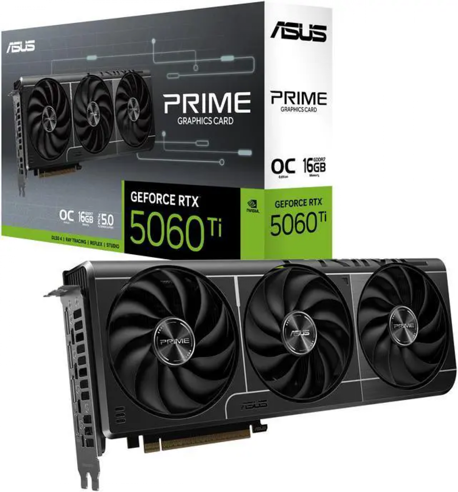 ASUS RTX 5060 TI PRIME O16GB OC GDDR7 GEFORCE NVIDIA PLACA DE VIDEO