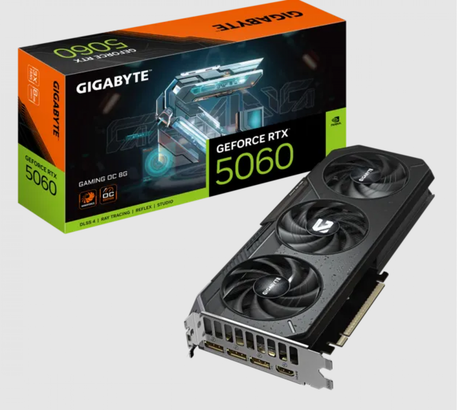 GIGABYTE RTX 5060 GAMING 8GB GDDR7 OC GEFORCE NVIDIA PLACA DE VIDEO