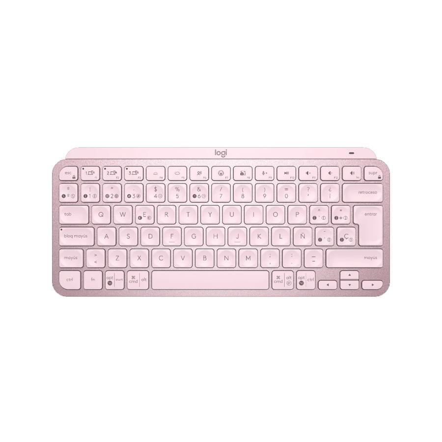 TECLADO LOGITECH MX KEYS MINI PINK WIRELESS 920-010478