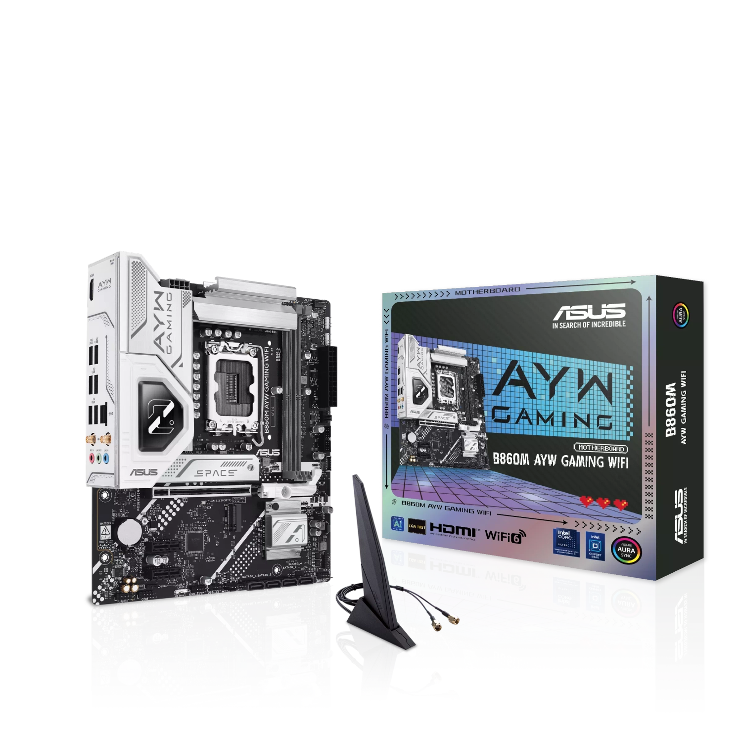 ASUS PRIME B860M AYW GAMING WIFI S1851 GEN 15 MOTHERBOARD