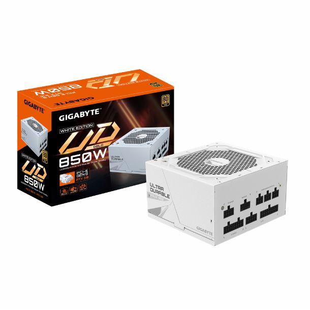 FUENTE GIGABYTE 850W UD850GM 80+ GOLD MODULAR PG5 PCIE 5.0 WHITE