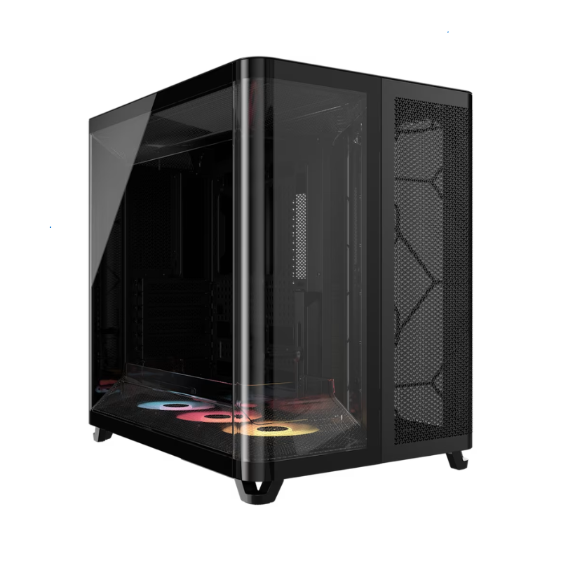 GABINETE CORSAIR AIR 5400 RS ARGB TEMPERED GLASS TG BLACK