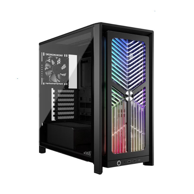 GABINETE CORSAIR FRAME 4000X RS MODULAR TEMPERED GLASS TG FAN X3 BLACK