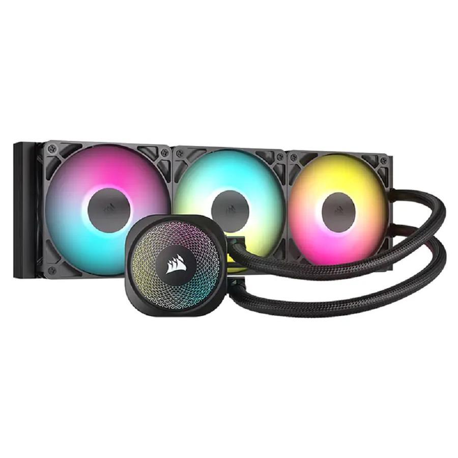 DISIPADOR CORSAIR NAUTILUS 3X RS ARGB AIO 360MM WATER COOLER BLACK