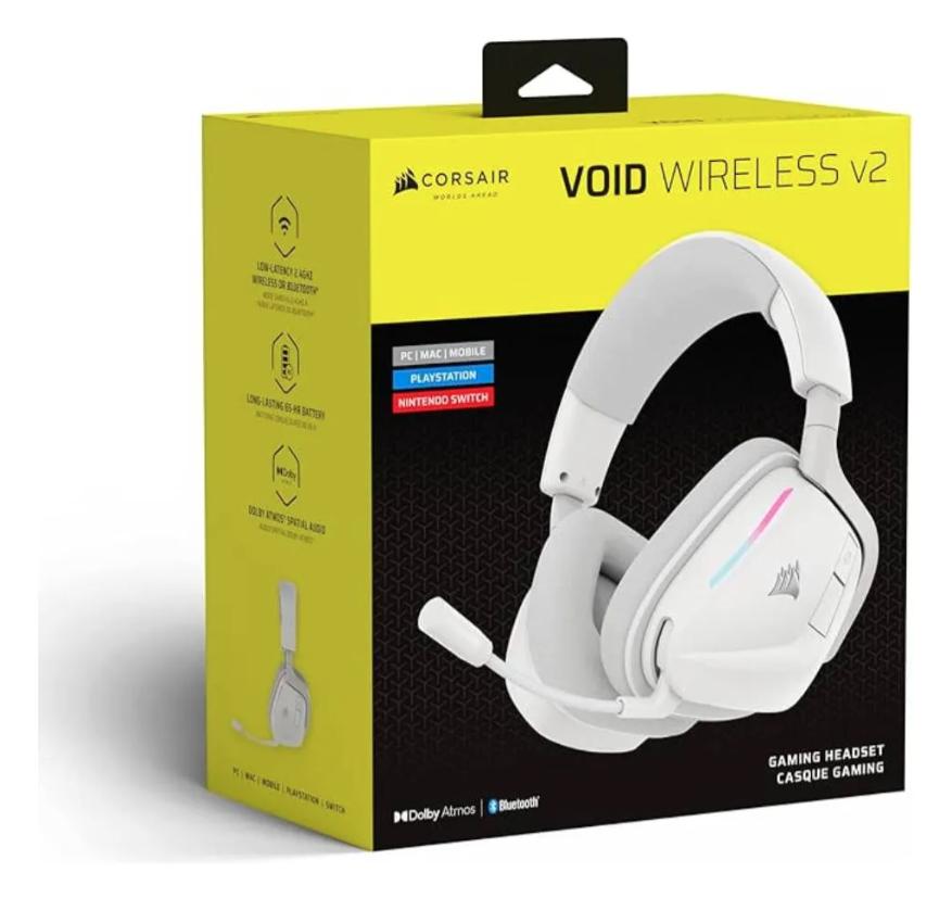 HEADSET CORSAIR VOID 2 WIRELESS DOLBY WHITE