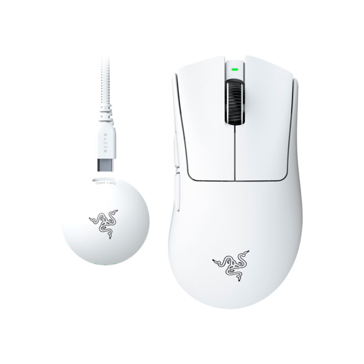 MOUSE RAZER DEATHADDER V4 PRO WIRELESS ESPORTS WHITE EDITION