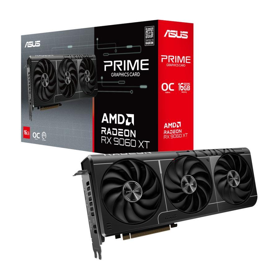 ASUS RX 9060 XT PRIME 16GB DDR6 OC AMD RADEON PLACA DE VIDEO