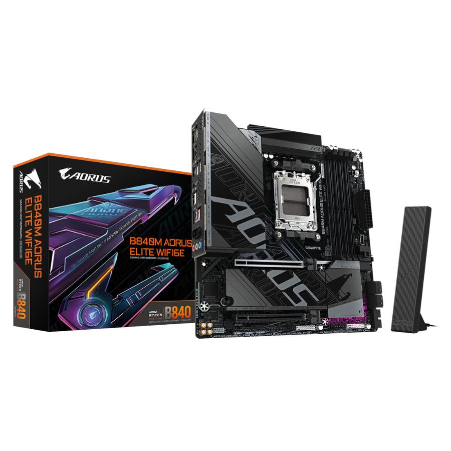 GIGABYTE AM5 B840M A ELITE WIFI6E 1.0 MOTHERBOARD