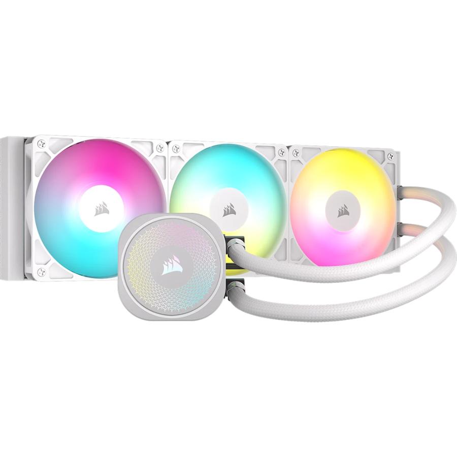DISIPADOR CORSAIR NAUTILUS 3X RS ARGB AIO 360MM WATER COOLER WHITE