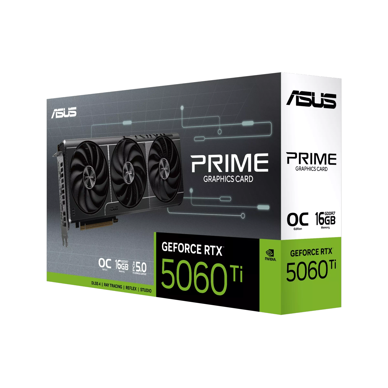 ASUS RTX 5060 TI PRIME O16GB OC GDDR7 GEFORCE NVIDIA PLACA DE VIDEO