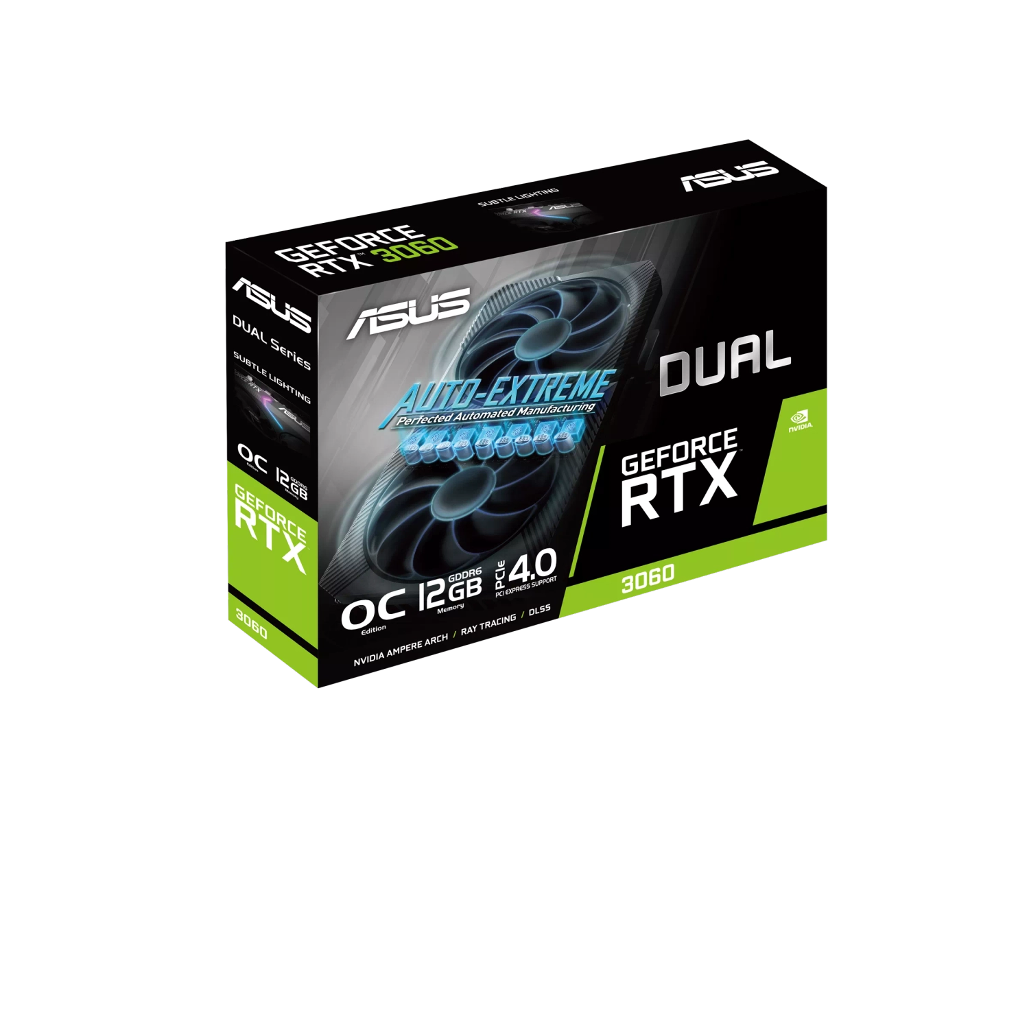 ASUS RTX 3060 DUAL OC O12G GDDR6 V2 LHR GEFORCE NVIDIA PLACA DE VIDEO