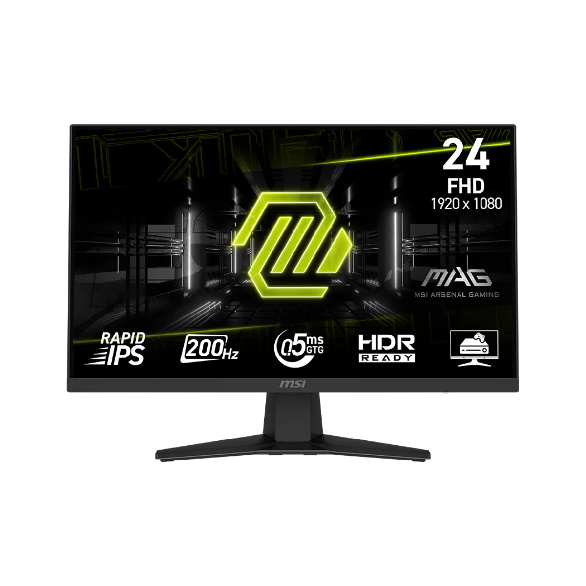MONITOR MSI 24 PULGADAS MAG 244F RAPID IPS FULLHD 200HZ 0.5MS GTG
