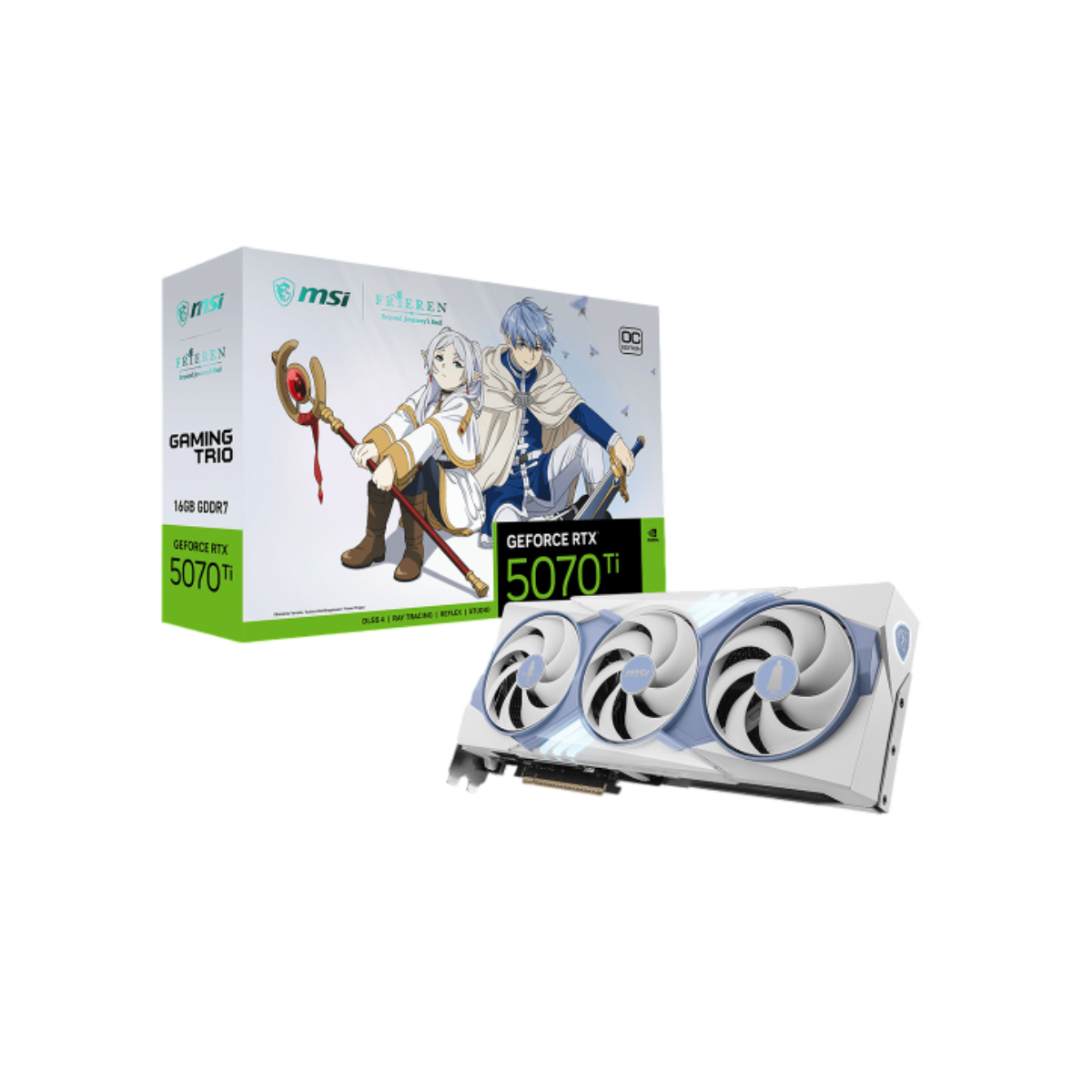 MSI RTX 5070 TI 16GB GDDR7 OC FRIEREN EDITION GEFORCE NVIDIA PLACA DE VIDEO