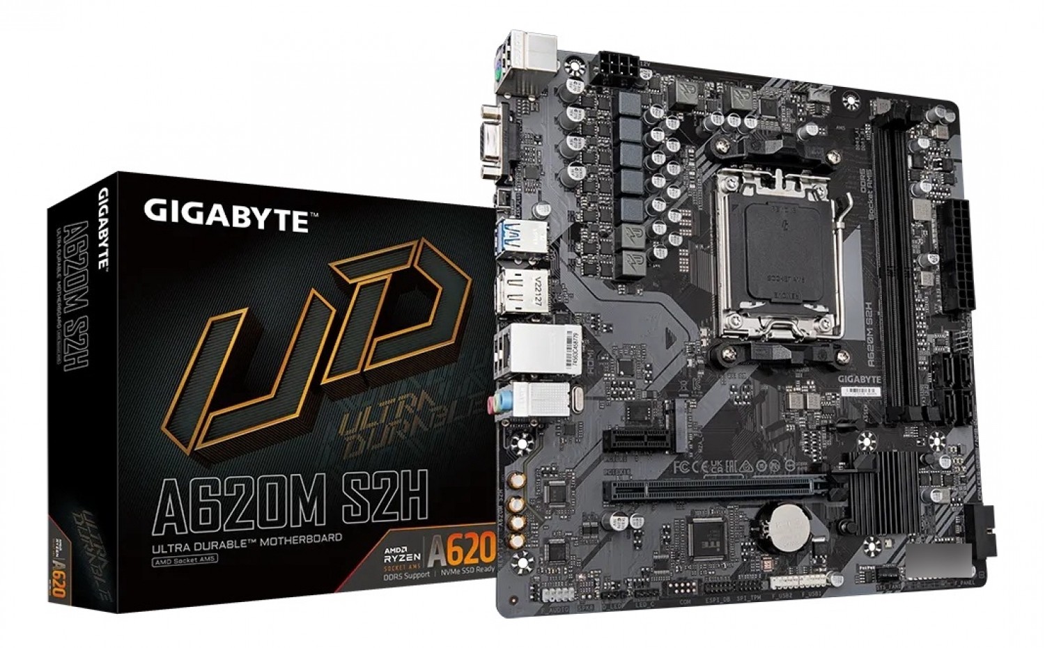 GIGABYTE AM5 A620M S2H MOTHERBOARD