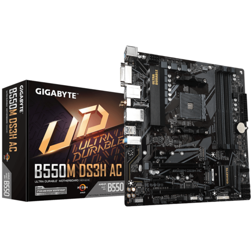 GIGABYTE AM4 B550M DS3H AC R2 MOTHERBOARD