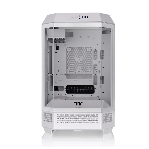 GABINETE THERMALTAKE TT THE TOWER 300 MID-TOWER TG X3 FAN X2 SNOW WHITE