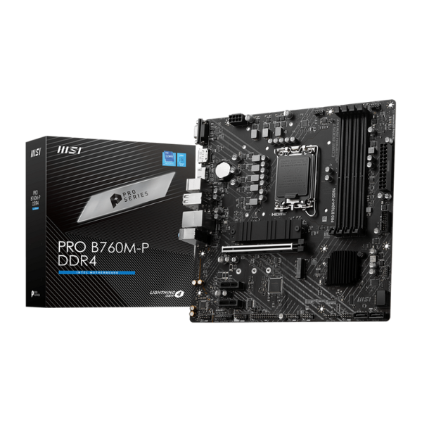 MSI PRO B760M-P S1700 DDR4 GEN 12-13-14 MOTHERBOARD