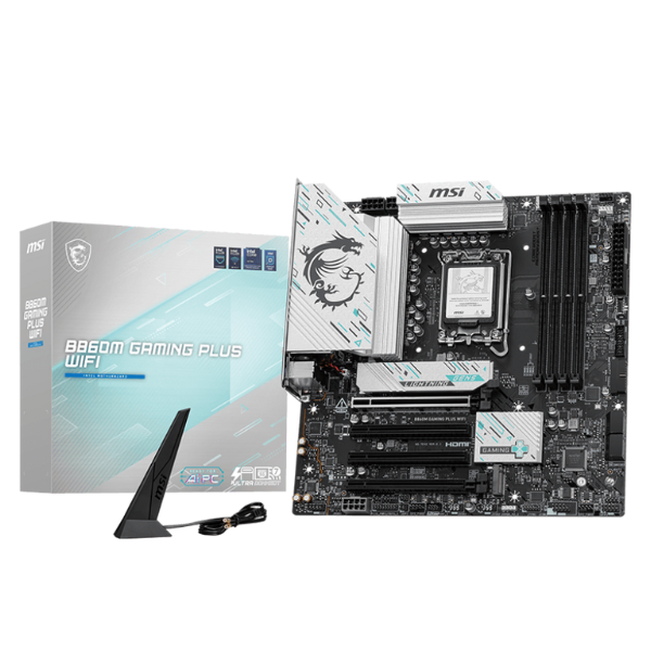 MSI B860M GAMING PLUS WIFI DDR5 S1851 GEN 15 MOTHERBOARD