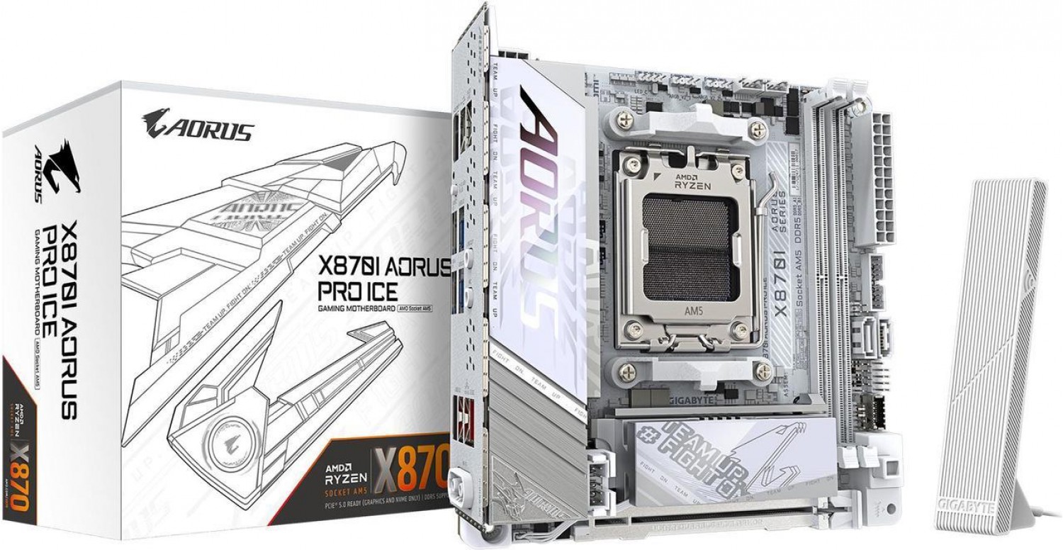 GIGABYTE AM5 X870I AORUS PRO ICE 1.0 MOTHERBOARD