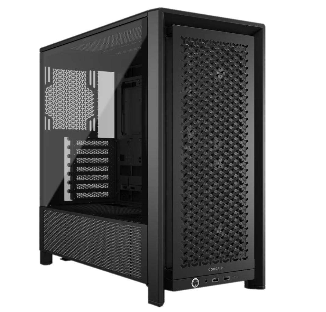 GABINETE CORSAIR FRAME 4000D RS AIRFLOW MODULAR TEMPERED GLASS TG FAN X3 BLACK